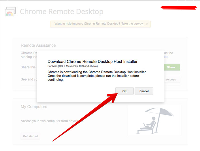 download Chrome Remote Desktop Host Installer