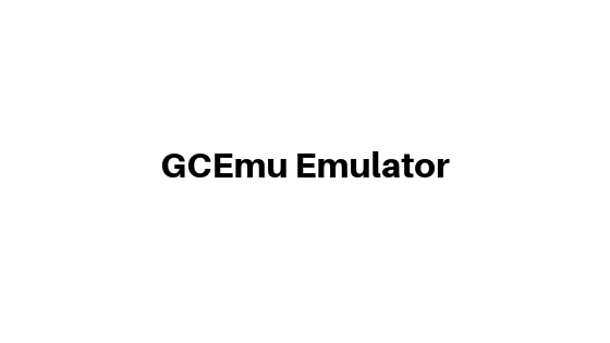 GCEmu Emulator for gamecube