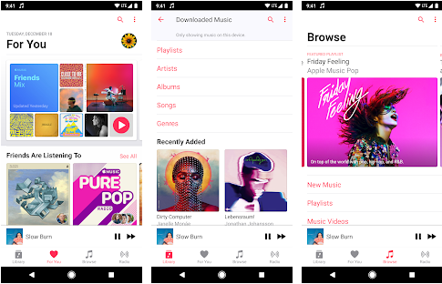 Apple Music player for Android