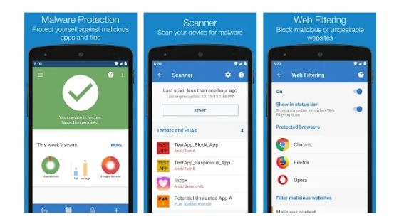 Sophos Best Android Antivirus App