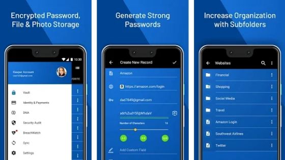 keepersecurity - Android password manager