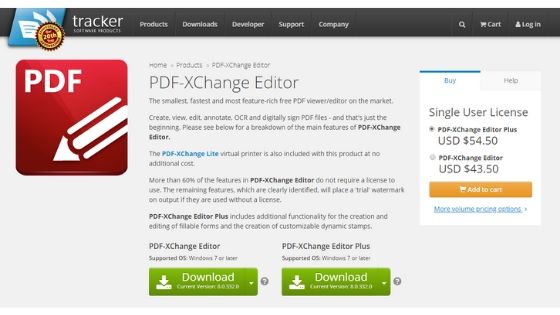 PDF-XChange Editor - Free PDF Editor Software