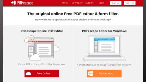 PDFescape Online Free PDF Editor