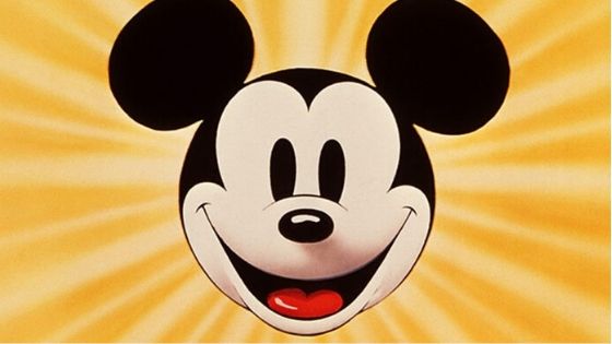 Mickey Mouse famous cartoon character