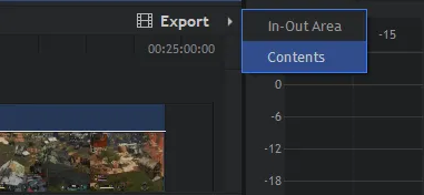 export content