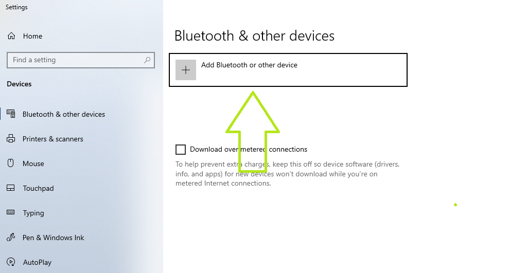 add bluetooth and other device