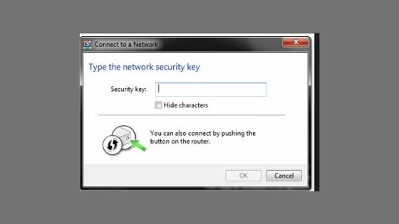 how to find network security key
