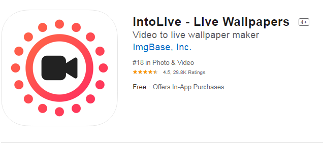 intoLive – Live Wallpaper