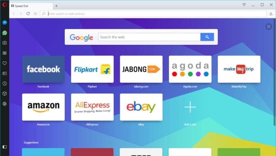 opera fastest browser for windows 10