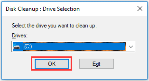 Disk Cleanup windows