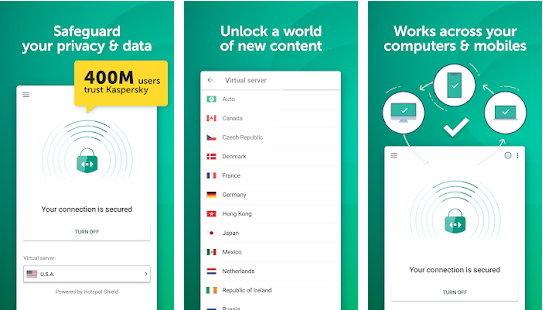 Kaspersky VPN Secure Connection for Android