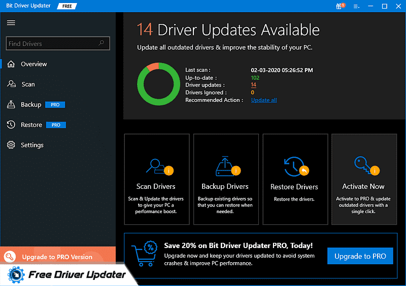 Bit Driver Updater tool