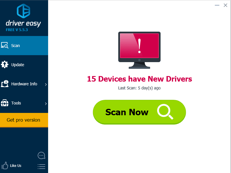 driver easy scan