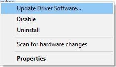 update driver software