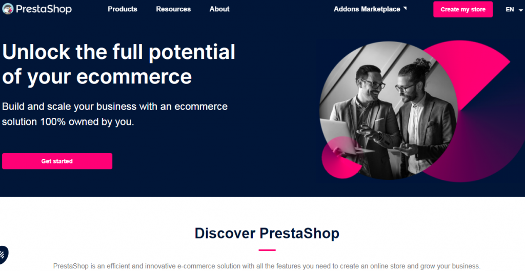 PrestaShop ecommerce platforms