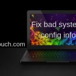 Fix bad system config info