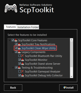 scp toolkit ps move navigation