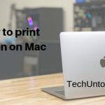 how to print screen on Mac