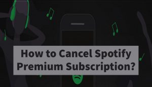 cancelling spotify subscription