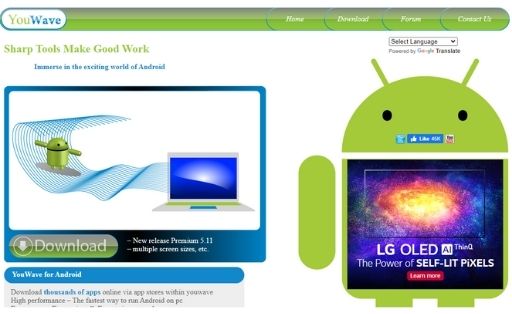 YouWave Android Emulator for PC