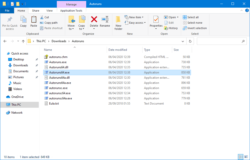 autorun file windows 10