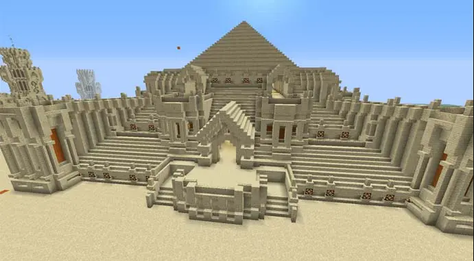 Egyptian Pyramids minecraft building ideas
