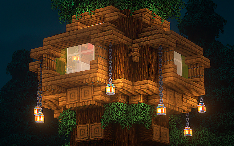 TreeHouse minecraft building ideas
